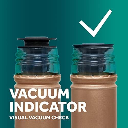 Airtender Wine Vacuum Pump Preserver with 3 Reusable Bottle Stopper