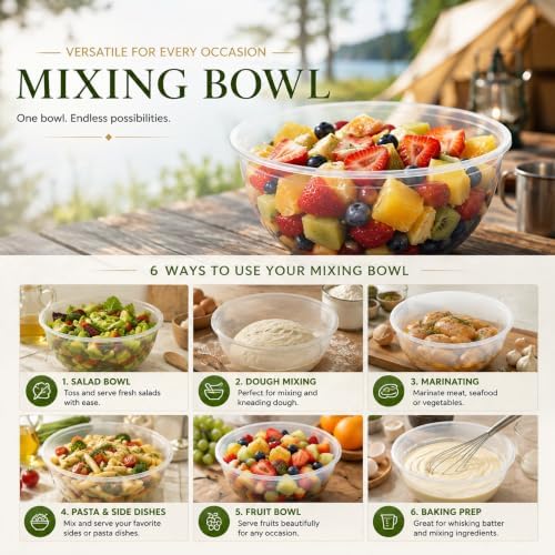 Neoflam 8-Piece Mixing Bowl Set with Lids, Airtight, Stackable
