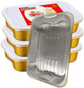 Gold Aluminum Foil Baking Pans 9"×13" with Lids