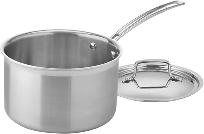 Cuisinart 4-Quart Skillet, Stainless Steel Cookware Multiclad Pro Triple Ply - Image 4