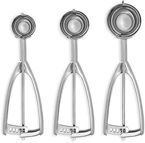 Jenaluca 3 Scoop Set - Small, Medium and Large Scoops for cookies