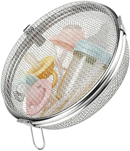 Round Stainless Steel Dishwasher Silverware Basket