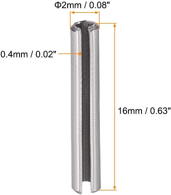 uxcell Slotted Spring Pin - Image 2