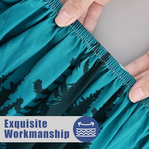 Moosfor Printed Spandex 24" x 48" Table Cloth, Elastic Fitted