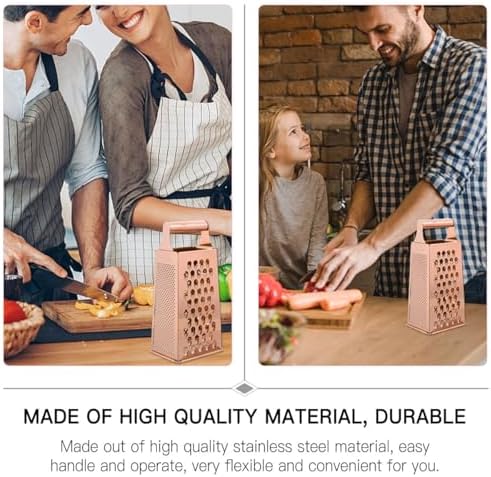 DOITOOL Professional Cheese Grater, Box Grater for Cheese Stainless