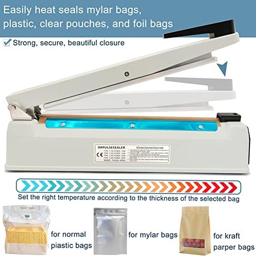 16-Inch Mylar Bag Heat Sealer, 3mm Seal