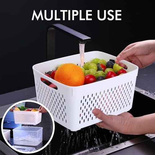 HOTEC 5-Pack Fruit Storage Container, 4.15L