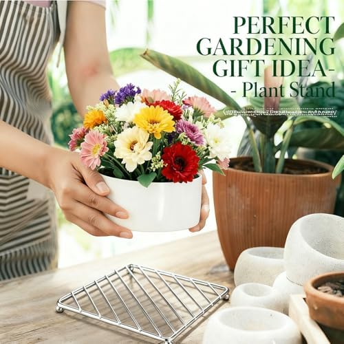 3 Pcs Stainless Steel Trivets Heat Resistant Insulated Hot Pads Table