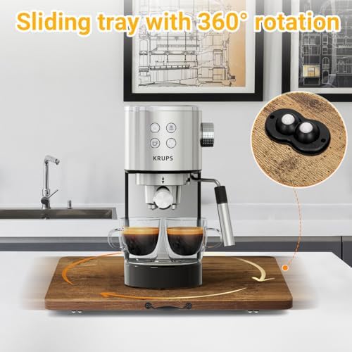 Appliance Slider Tray for Coffee Maker, 360° Rolling