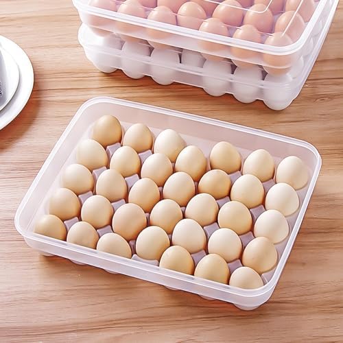 Yajuyi Egg Container Egg Holder Lightweight Egg Dispenser Storage Box