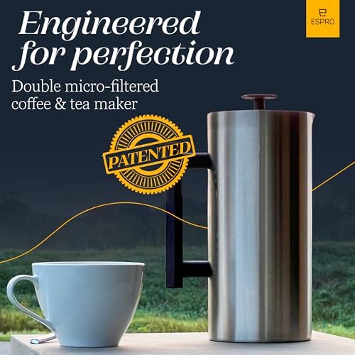 ESPRO P6 French Press, 32oz Stainless Steel