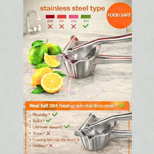 Large Stainless Steel Lemon Squeezer