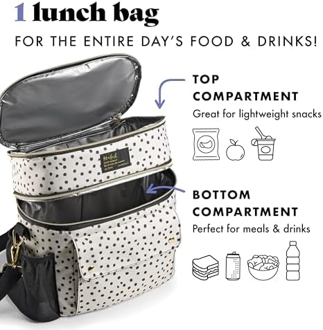 Fit & Fresh Westminster Insulated Lunch Bag with Containers
