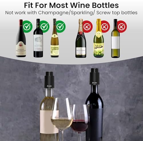 Wine Aerator Pourer & Vacuum Pump Stopper Gift Set – Enhance Flavor