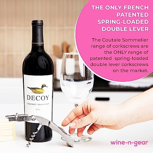 Prestige Waiters Wine Bottle Opener By Coutale Sommelier - Stainless