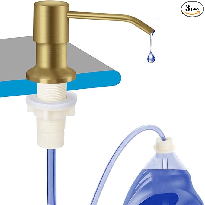 OHiHi Dish Soap Dispenser for Kitchen Sink, Countertop Sink Soap Dispenser by OHiHi