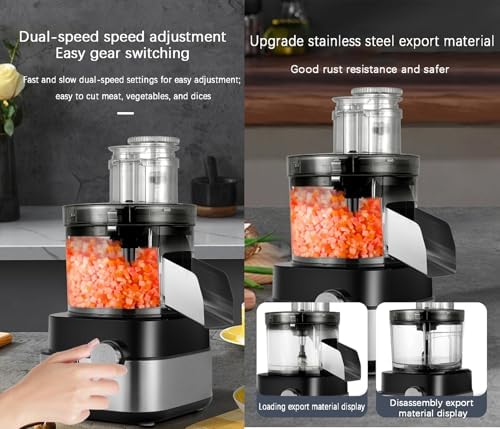 5-in-1 Food Processor, 600W, 5L Capacity