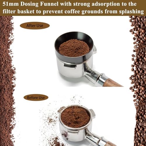 Espresso Accessories Kit 51mm Tamper: Espresso Tamper Kit with 51mm
