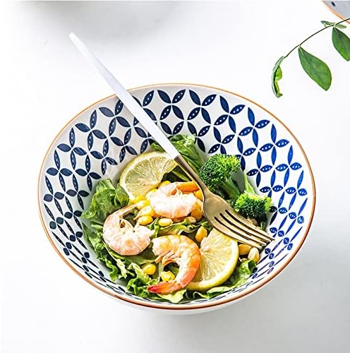 Chicken Salad Bowl Ceramic Mixing Bowls for Kitchen, Large Salad