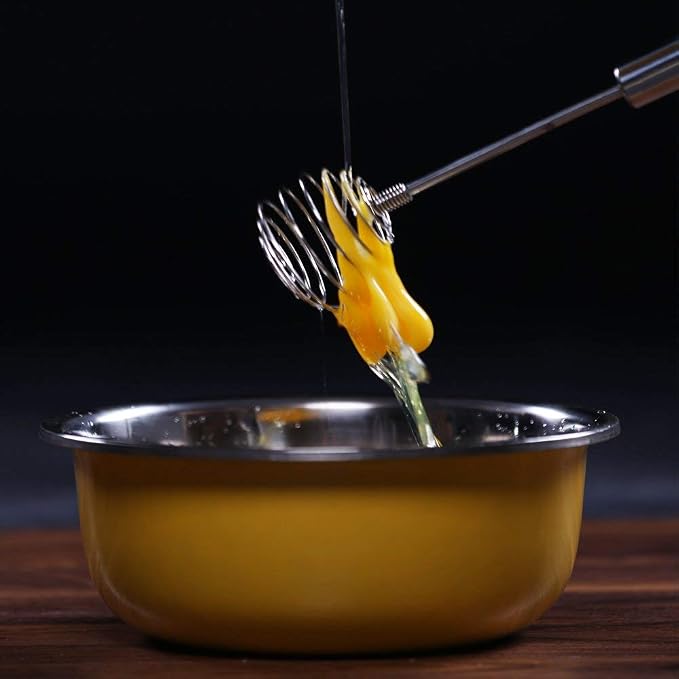 Whisk, Stainless Steel Spring Whisk, Balloon Whisk Egg Beater - Image 7