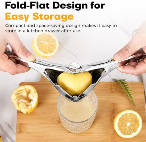 Stainless Steel Fold-Flat Lemon Squeezer