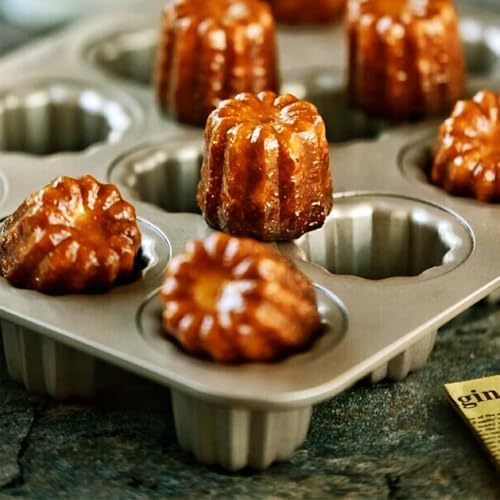 Cannele Mold Nonstick Muffin Cupcake Pan Carbon Steel Canele Cake