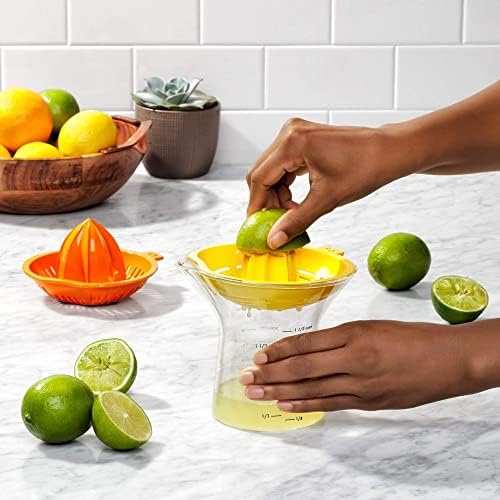 OXO Good Grips 2-in-1 Citrus Juicer, Orange & Yellow