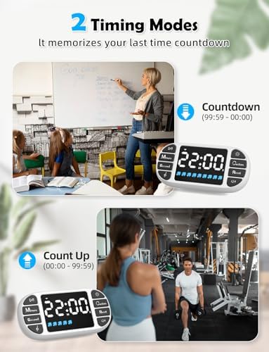 DOOMAY Magnetic Digital Kitchen Timer