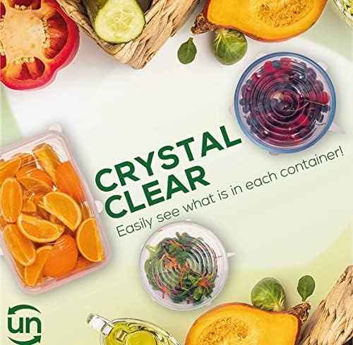 unwasted Small Reusable Silicone Food Container Lids
