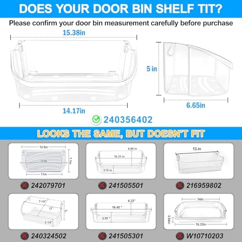 240356402 Refrigerator Door Bin Shelf for Frigidaire Door Shelf