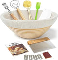 Kootek Banneton Bread Proofing Basket with Accessories, 9 Inch, Round