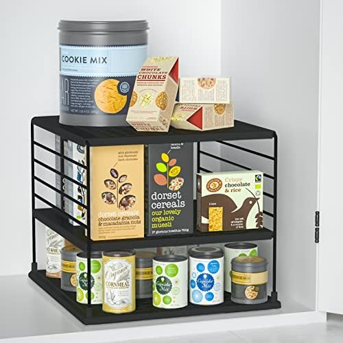 Cabinet Organizers and Storage -Divided Compartment Holder for Plastic