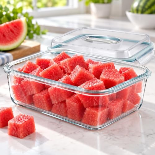 Sorbus 4800 ML, 163 oz LARGE Glass Food Storage Container with
