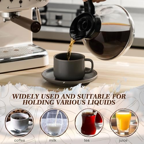 Plastic Coffee Decanter, 64oz Large Capacity Coffee Pot, 2 Pcs