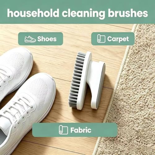 3 Pack Scrub Brushes, Medium Bristle for Kitchen&Bathroom Cleaning