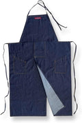 BLUE DENIM, the original split overlapped apron by Claypron