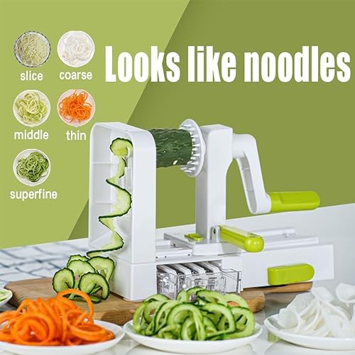 5-Blade Vegetable Spiralizer, White