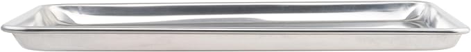 Winco Commercial-Grade Aluminum Sheet Pan, 18 Gauge, 1/2 Size - Image 4