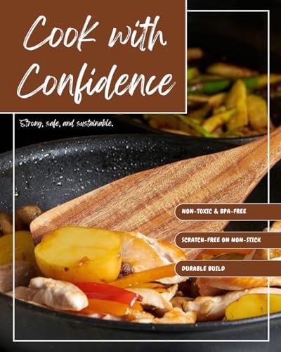 6-Piece Teak Wood Cooking Utensil Set