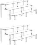 Acrylic Riser Display Shelf, 3 Tier Display Riser by AZEAM