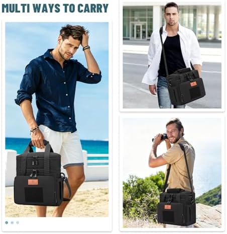 HSHRISH Lunch Box & Lunch Bag for Men - Tactical Expandable Cooler Bag