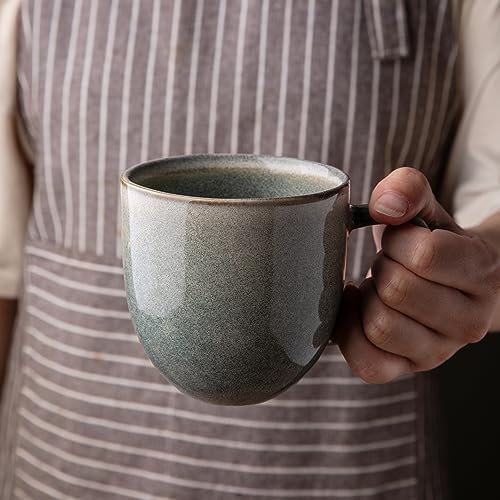 AmorArc 12oz Coffee Mugs, Ceramic Coffee Mugs set of 6 for Man, Woman