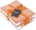 AMOUR INFINI Cotton Kitchen Towels - Set of 4 Highly Absorbent, Ultra