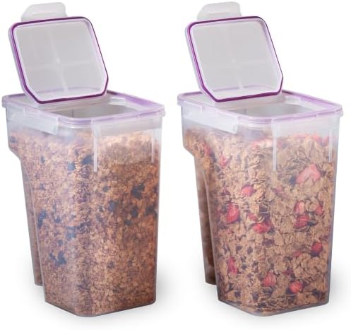 Snapware Airtight 2-Pack (22.8 Cup) Cereal Dispenser Storage