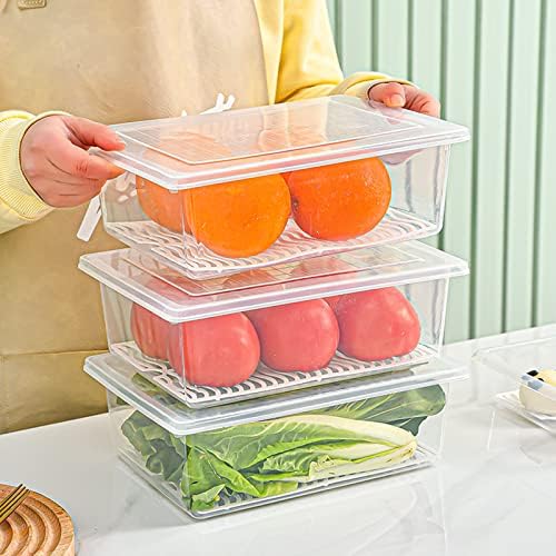 4PCS X-Large Plastic Food Storage Containers