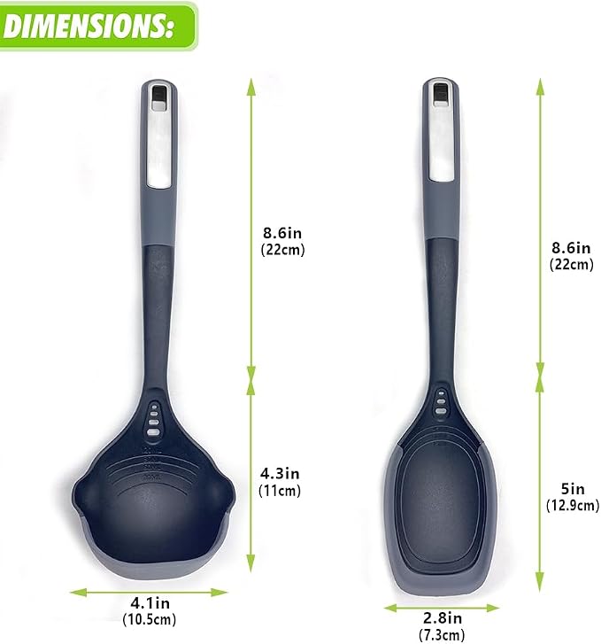 Flexible & Sturdy Kitchen Ladle Spoon Set - Image 7