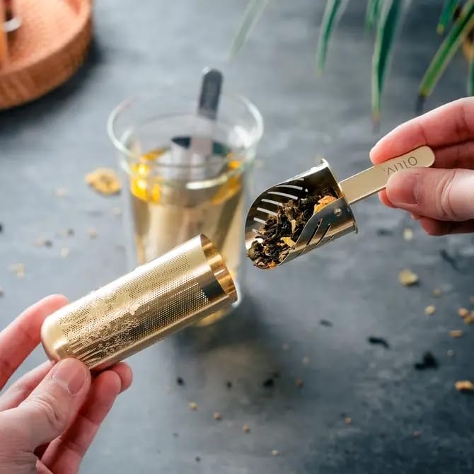 Tea Infuser Spoon For Loose Leaf Tea Filter Stainless Steel Popsicle Tea Stick - Image 2