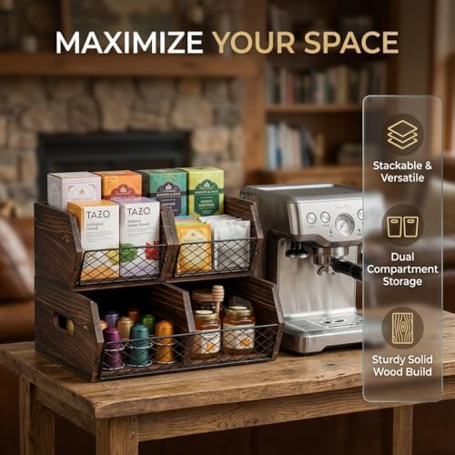 Wood Potato and Onion Storage Bins