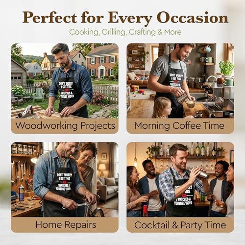 Funny Farthers Day Grilling Aprons for