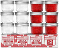 FORJARS® 4oz Mason Jars with Lids, 12-Pack
